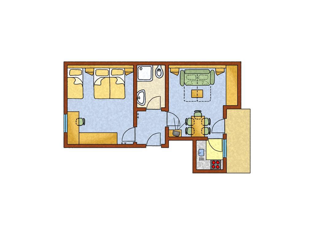 Appartements Erika Falzes Esterno foto
